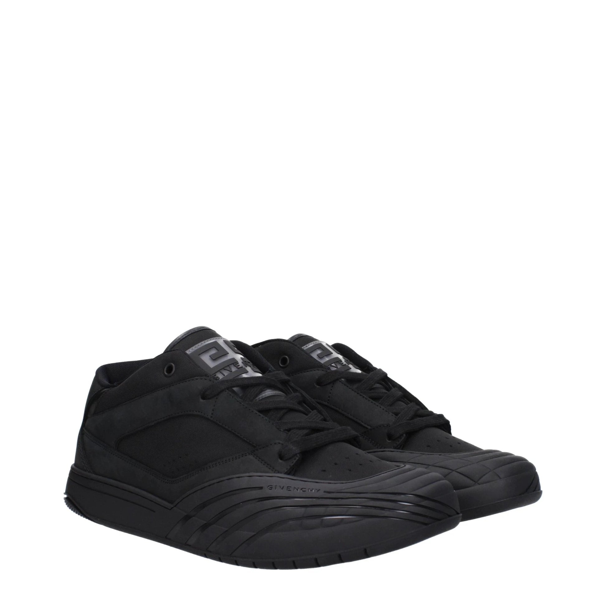 Givenchy Schwarze Stoff-Sneaker mit niedrigem Schaft by Givenchy