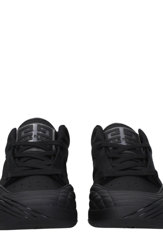 Givenchy Schwarze Stoff-Sneaker mit niedrigem Schaft by Givenchy