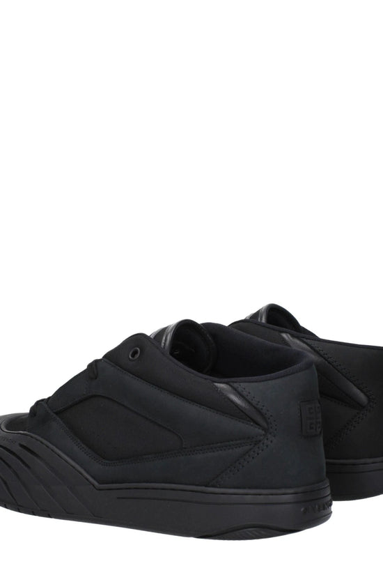 Givenchy Schwarze Stoff-Sneaker mit niedrigem Schaft by Givenchy