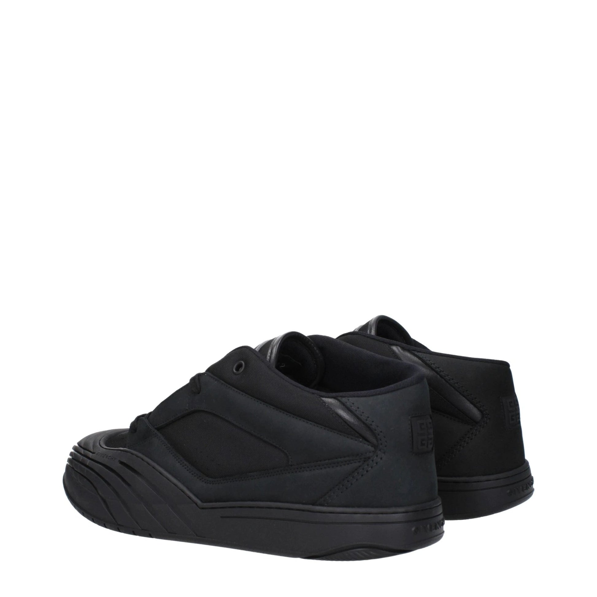Givenchy Schwarze Stoff-Sneaker mit niedrigem Schaft by Givenchy