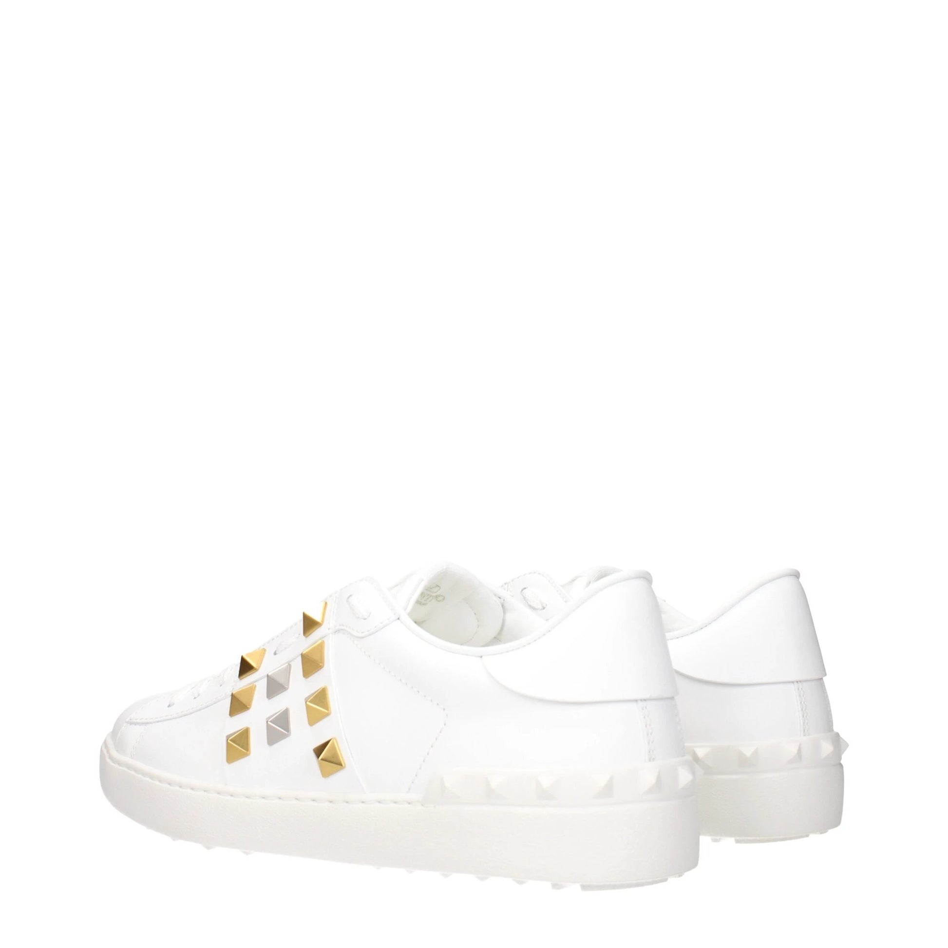 Valentino Garavani Weiße Low-Top-Sneaker aus Leder by Valentino Garavani