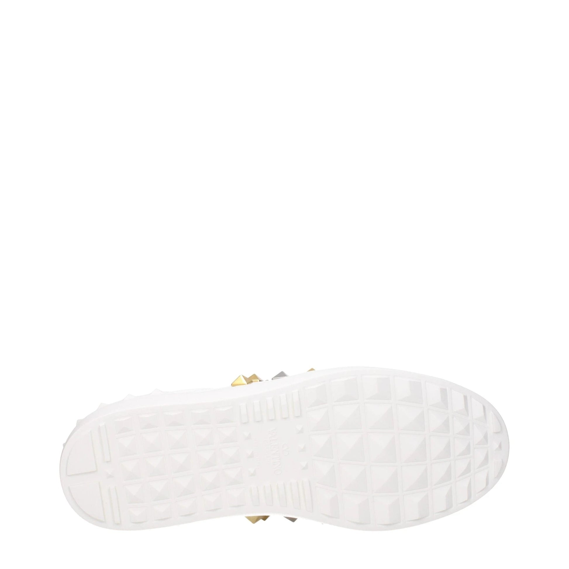 Valentino Garavani Weiße Low-Top-Sneaker aus Leder by Valentino Garavani