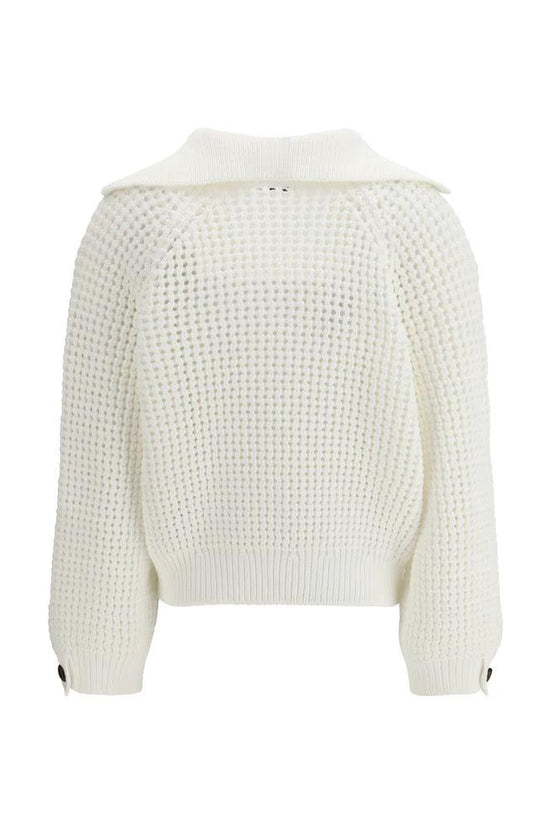 Brunello Cucinelli Weißes Baumwoll-Sweatshirt by Brunello Cucinelli
