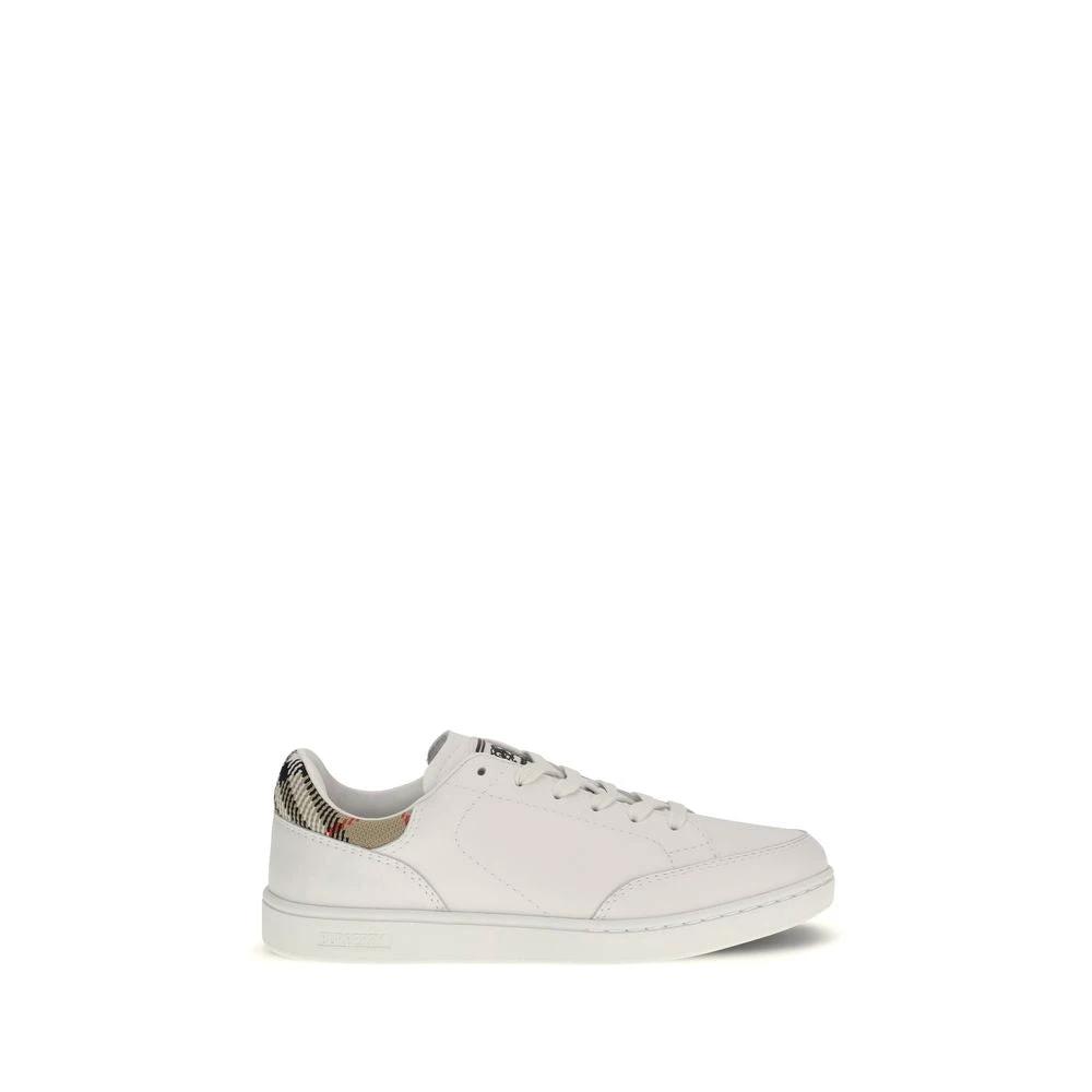 Burberry Weiße Low-Top-Sneaker aus Kalbsleder Bos Taurus by Burberry
