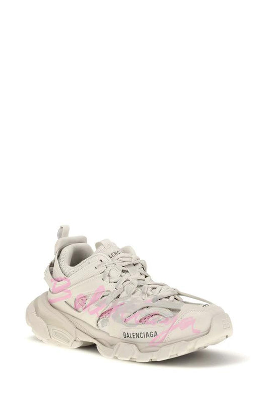 Balenciaga Beige Polyester Athletic Sneakers by Balenciaga