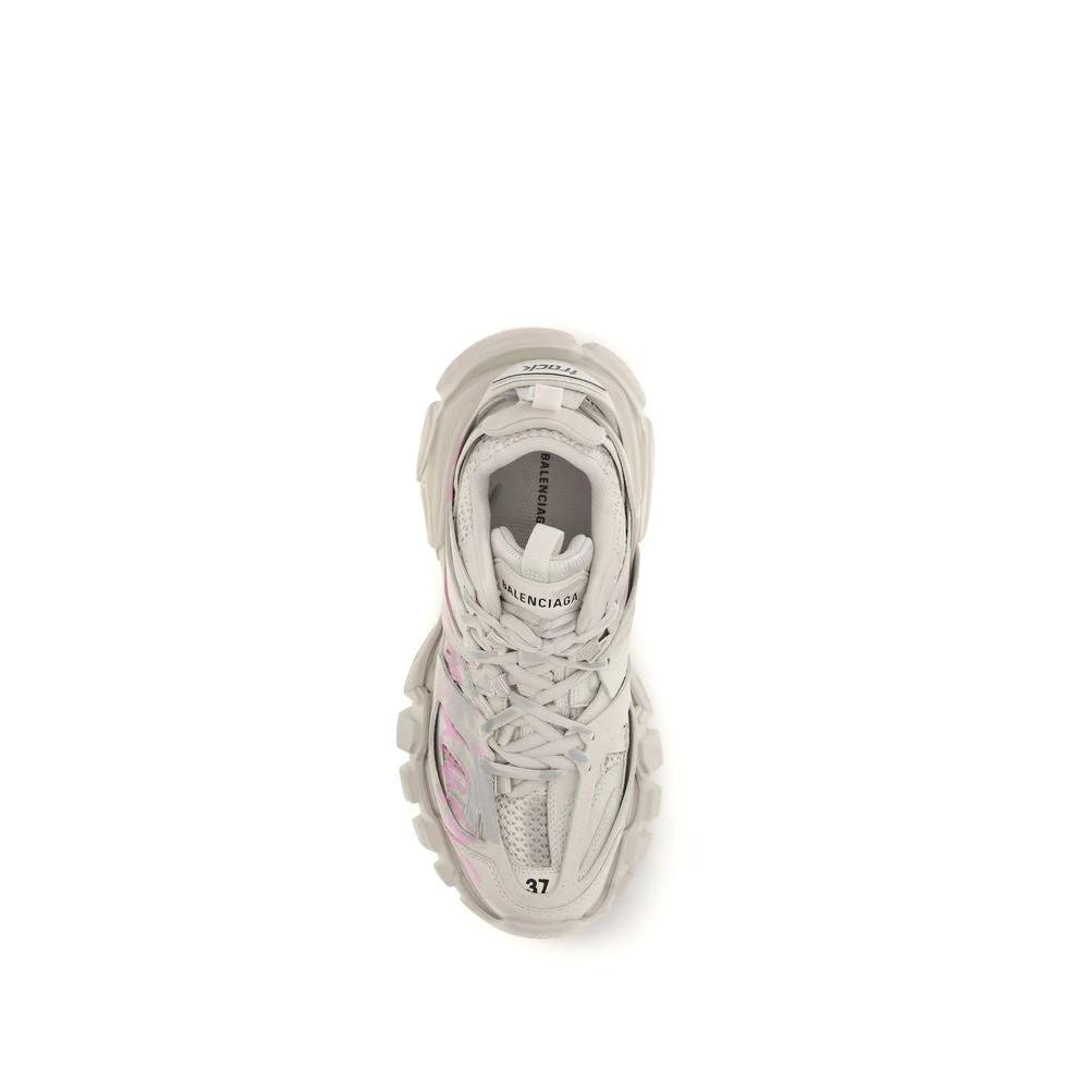 Balenciaga Beige Polyester Athletic Sneakers by Balenciaga
