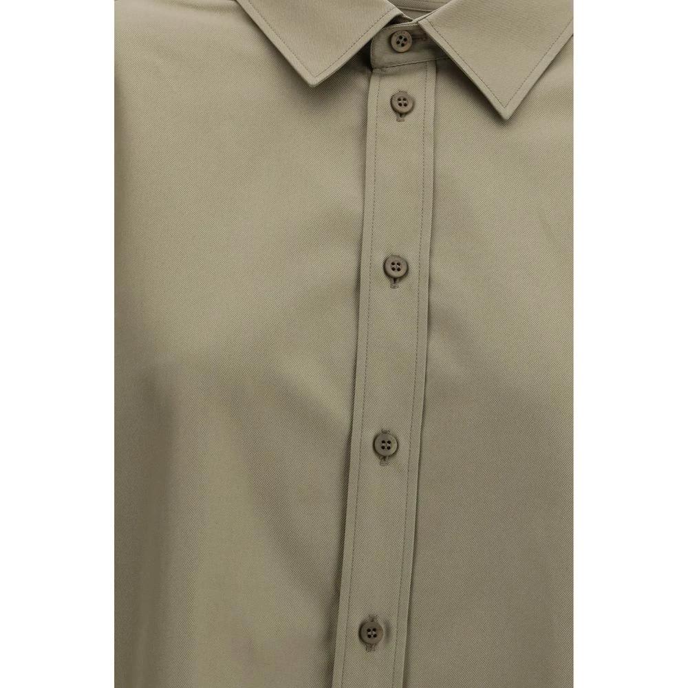 Balenciaga Beige Baumwoll-Hemdbluse by Balenciaga