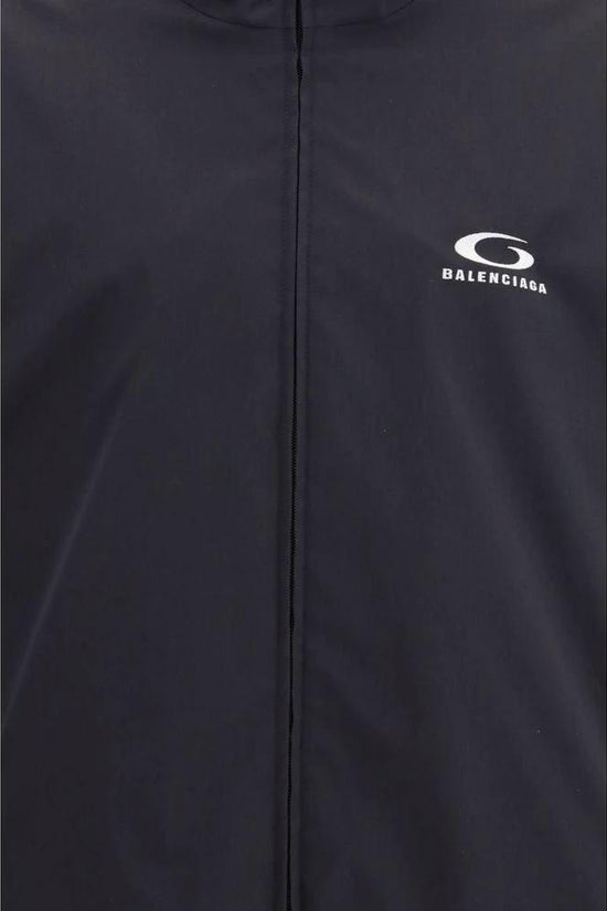 Balenciaga Schwarze Shell-Jacke aus Polyester by Balenciaga