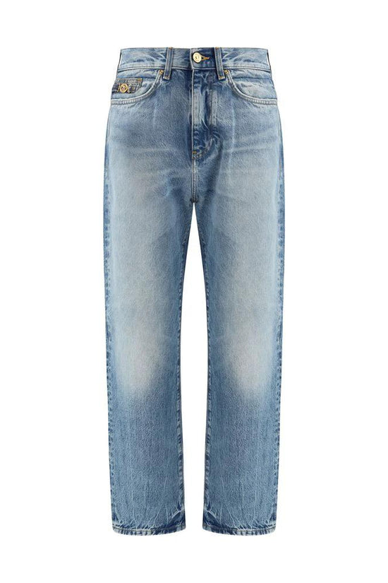 Versace Blaue Baumwoll-Jeans Denim by Versace