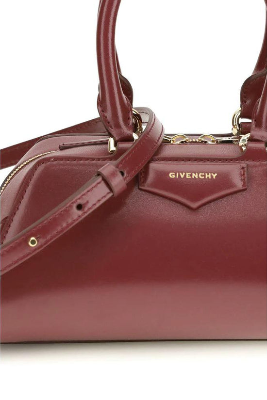 Givenchy Bordeaux Calf Leather Bos Taurus Handtasche by Givenchy