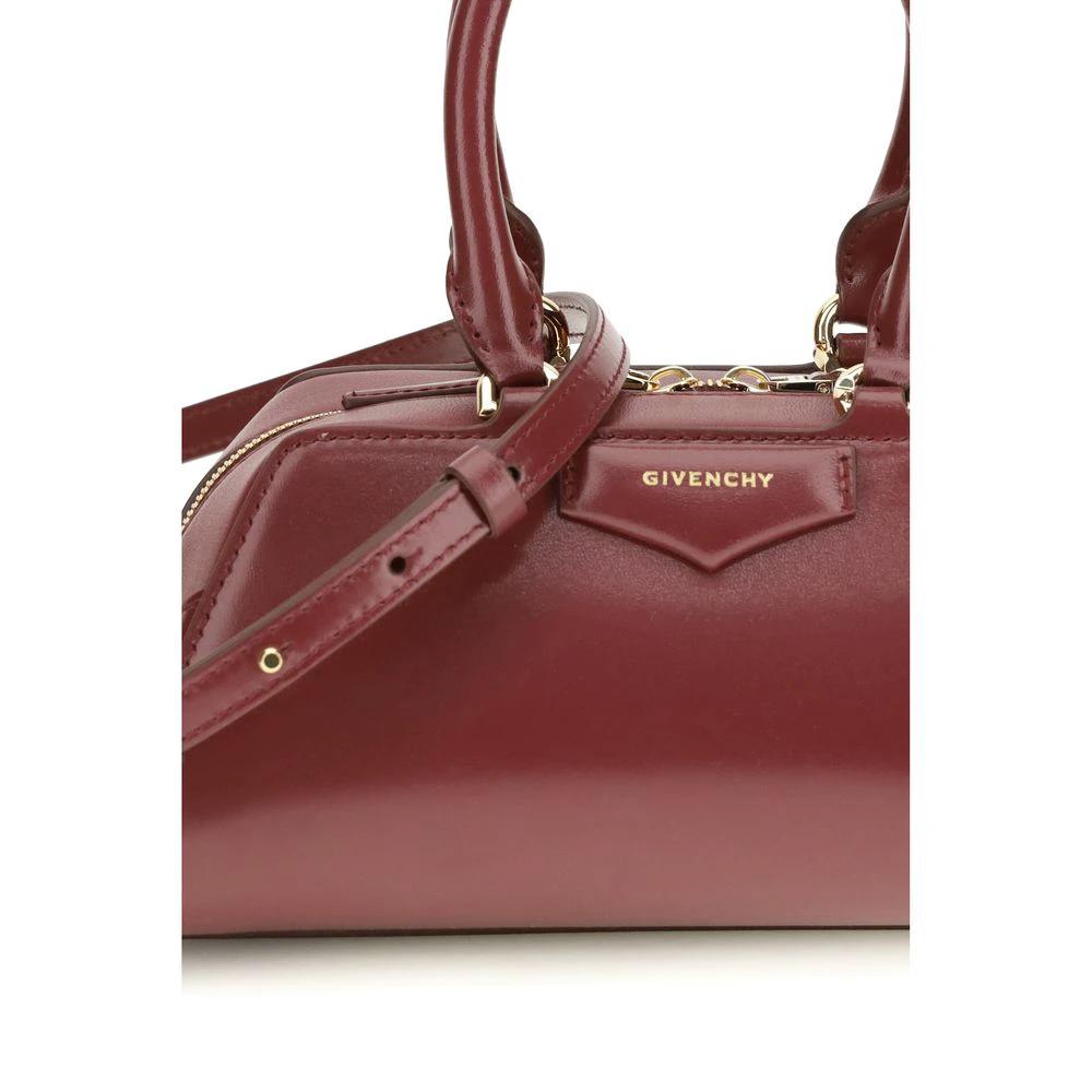 Givenchy Bordeaux Calf Leather Bos Taurus Handtasche by Givenchy