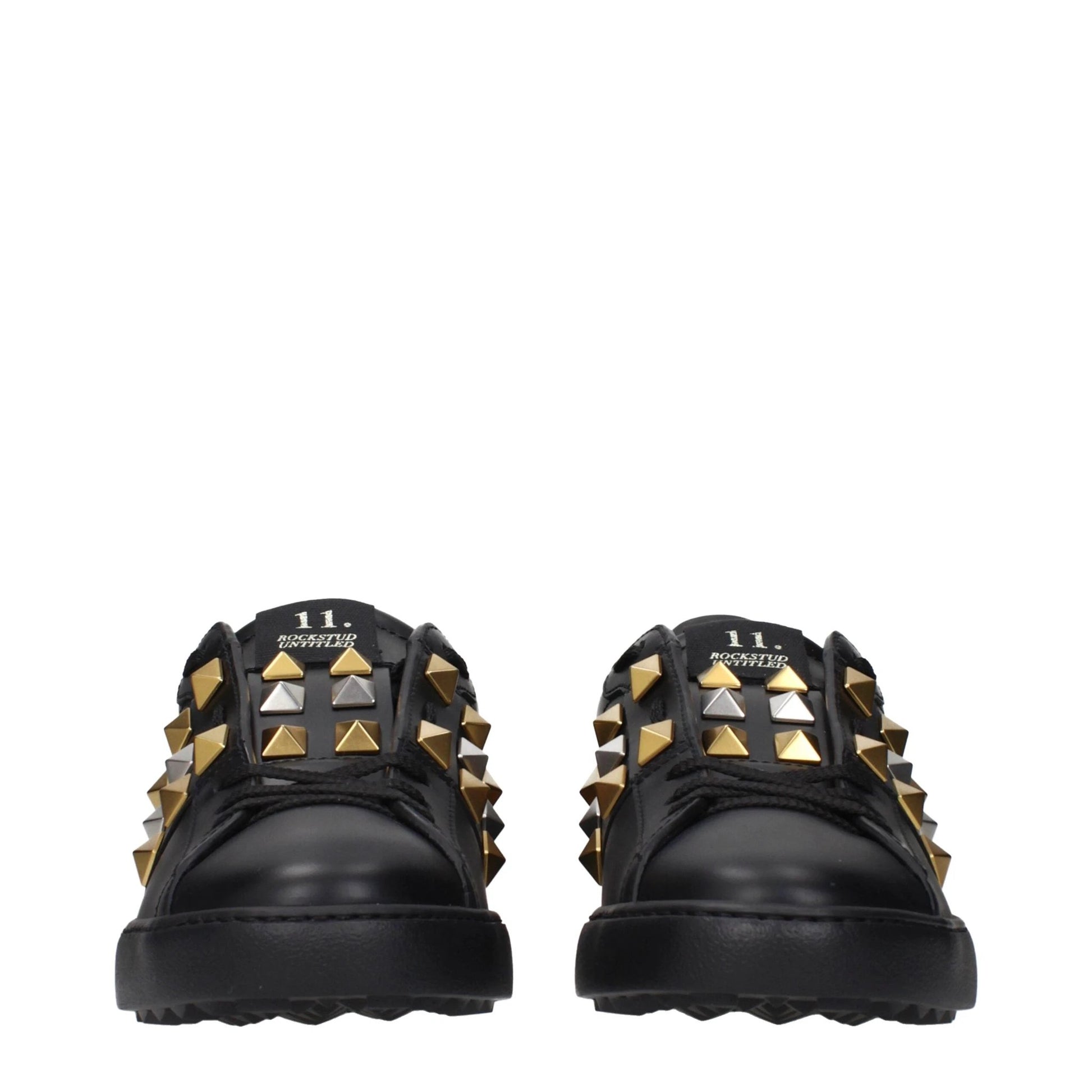 Valentino Garavani Schwarze Leder-Sneaker by Valentino Garavani