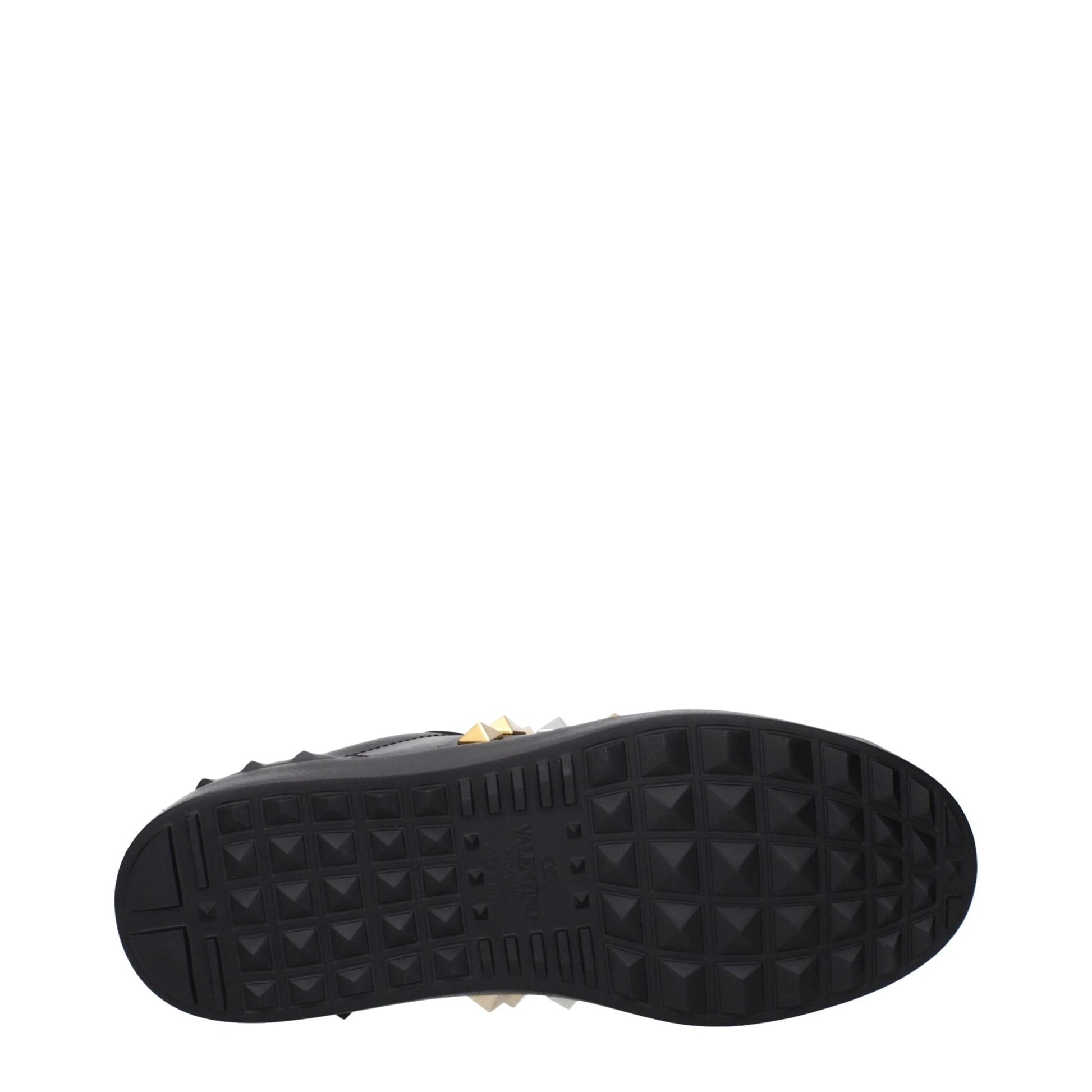Valentino Garavani Schwarze Leder-Sneaker by Valentino Garavani