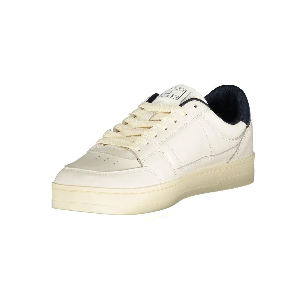Tommy Hilfiger Weiße Leder-Sneaker für Herren by Tommy Hilfiger
