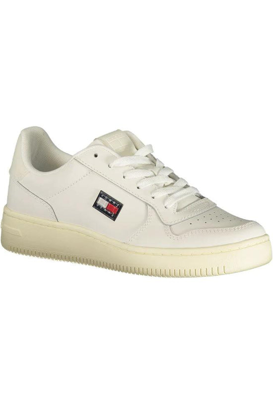 Tommy Hilfiger Bianco Damen-Sneaker aus Polyurethan by Tommy Hilfiger