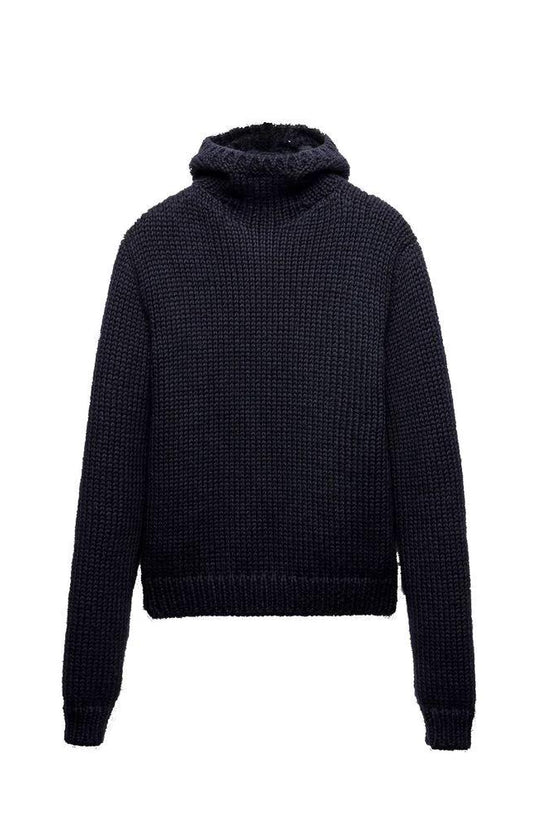 Prada Blauer Wollpullover by Prada