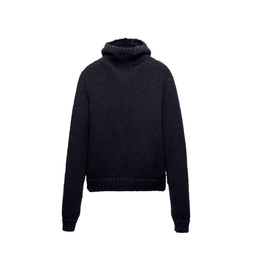 Prada Blauer Wollpullover by Prada