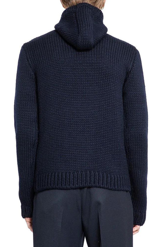 Prada Blauer Wollpullover by Prada
