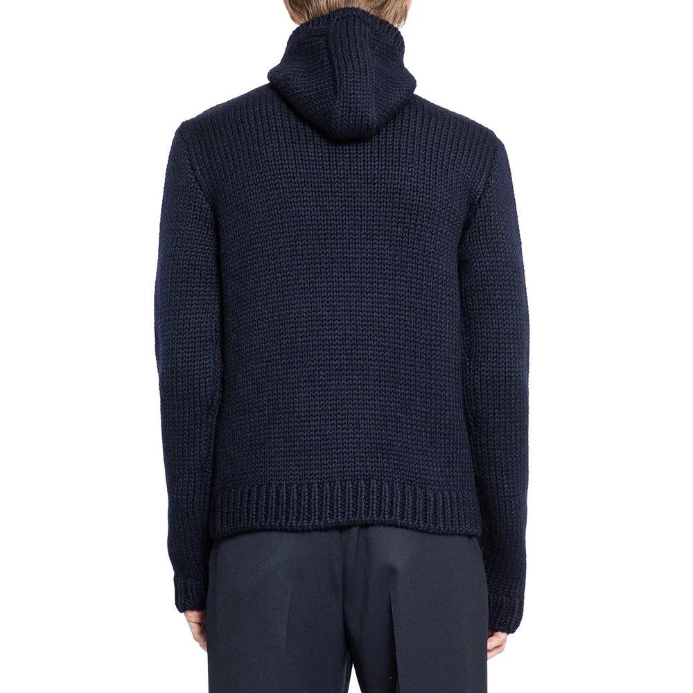 Prada Blauer Wollpullover by Prada