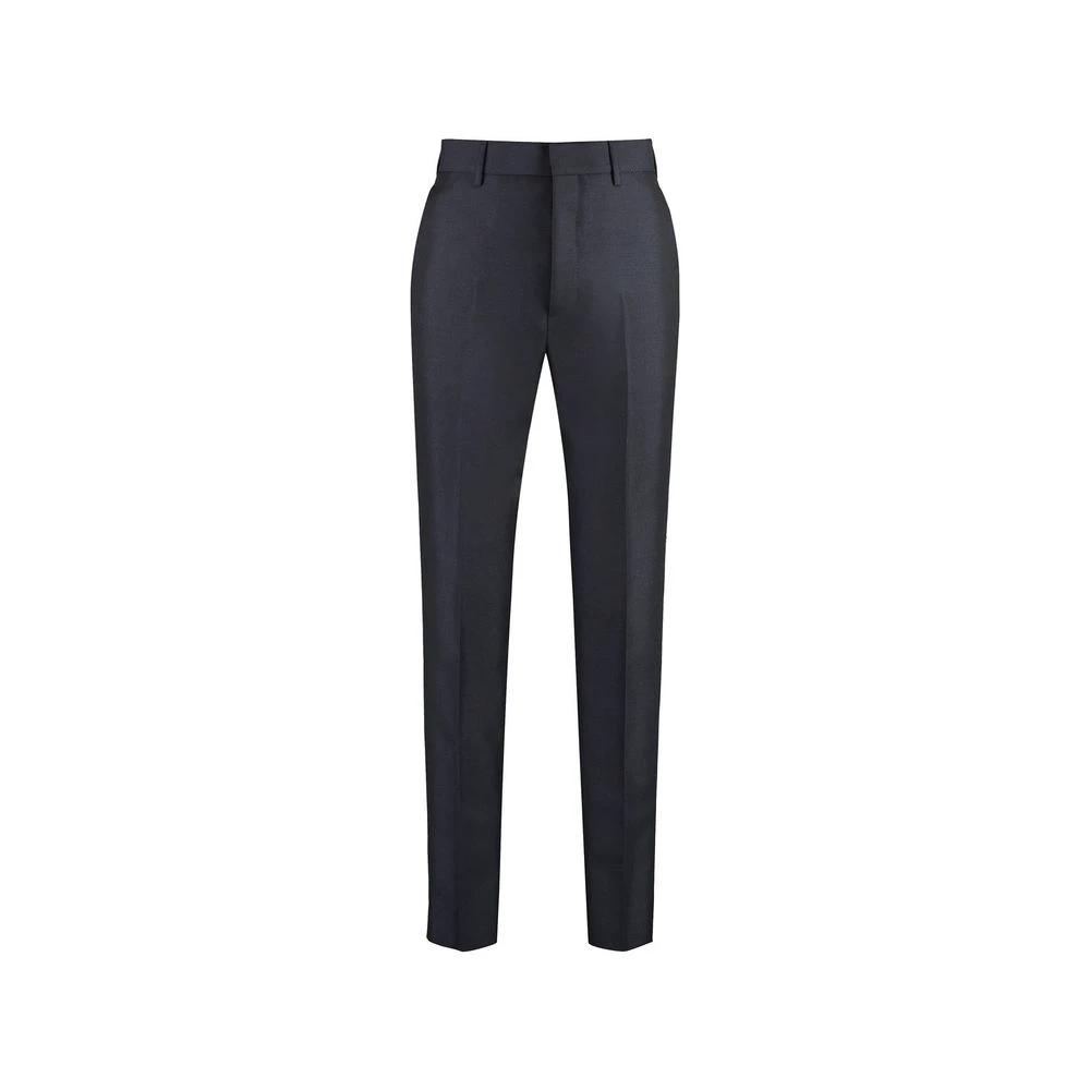 Prada Blaue Mohair-Anzughose by Prada