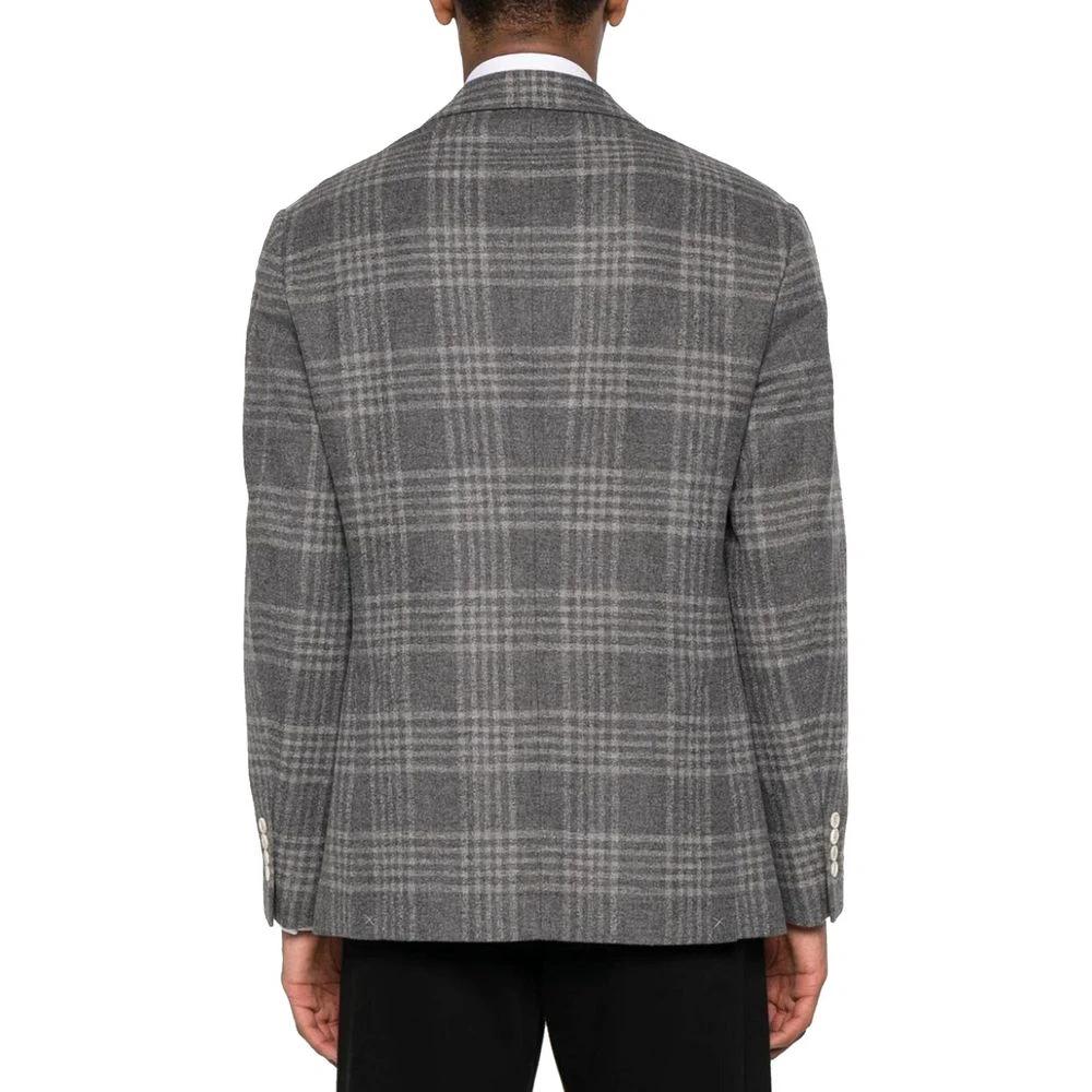 Brunello Cucinelli Grauer Kaschmir-Blazer by Brunello Cucinelli