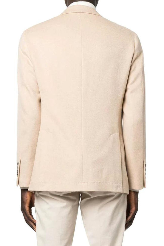 Brunello Cucinelli Beiger Wollmantel by Brunello Cucinelli