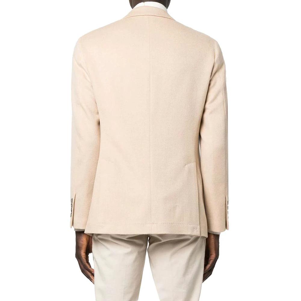 Brunello Cucinelli Beiger Wollmantel by Brunello Cucinelli
