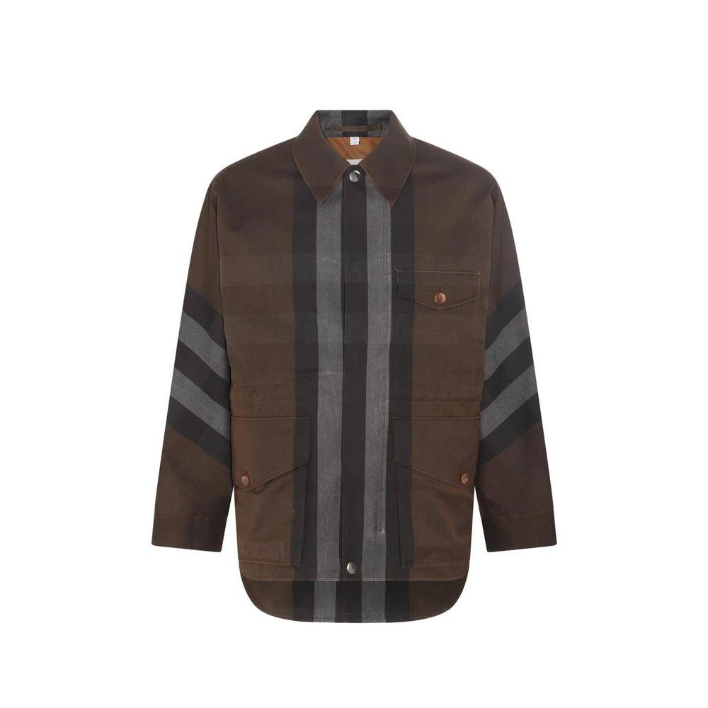 Burberry Brauner Baumwollparka by Burberry
