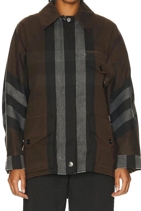 Burberry Brauner Baumwollparka by Burberry