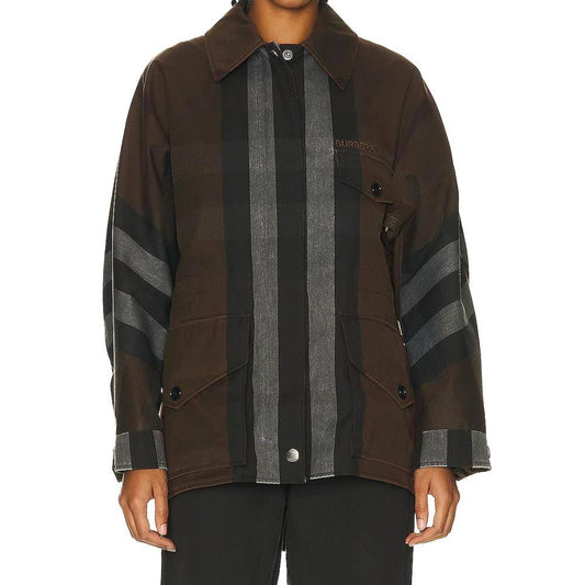 Burberry Brauner Baumwollparka by Burberry