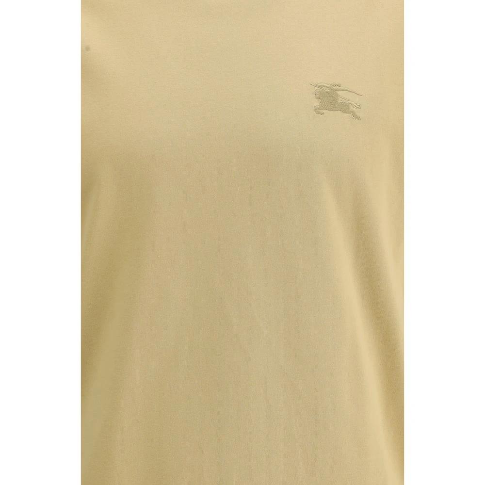 Burberry Beige Cotton T-Shirt by Burberry