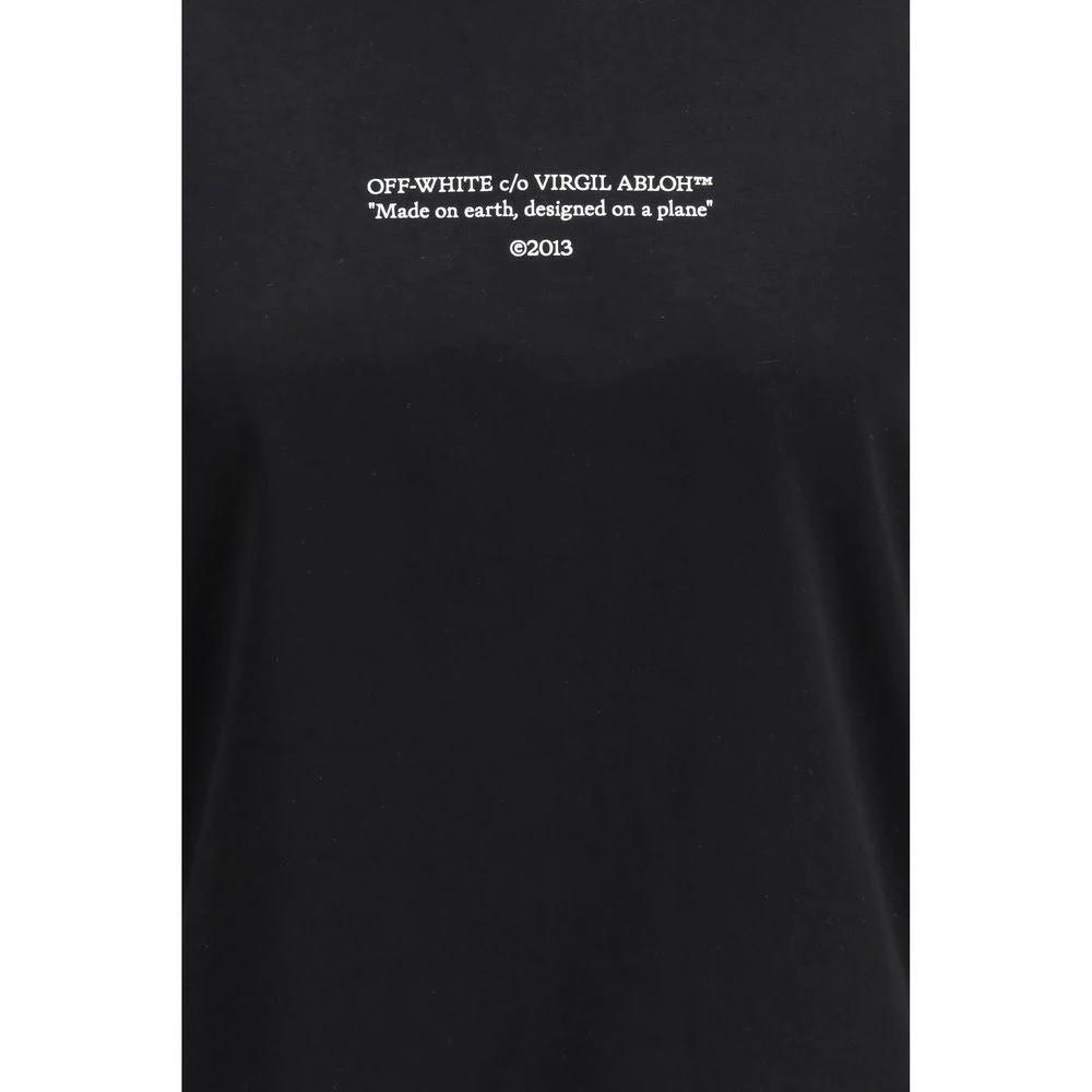 Off-White Schwarzes Baumwoll-T-Shirt by Off-White