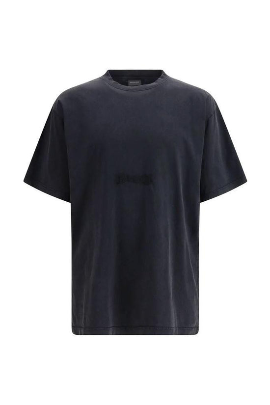 Balenciaga Schwarzes Baumwoll-T-Shirt by Balenciaga