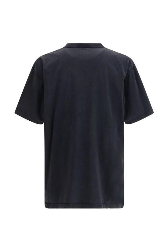 Balenciaga Schwarzes Baumwoll-T-Shirt by Balenciaga