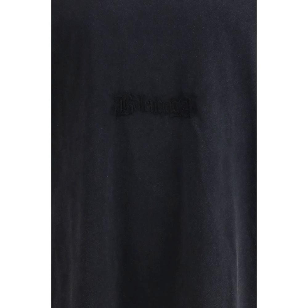 Balenciaga Schwarzes Baumwoll-T-Shirt by Balenciaga