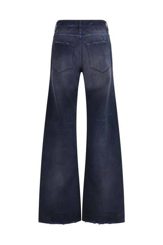 Balenciaga Blaue ausgestellte Jeans aus Baumwolle by Balenciaga