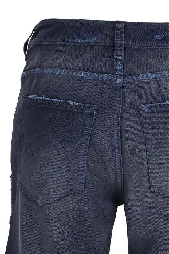 Balenciaga Blaue ausgestellte Jeans aus Baumwolle by Balenciaga