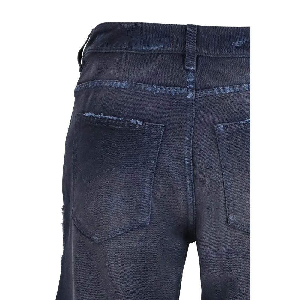 Balenciaga Blaue ausgestellte Jeans aus Baumwolle by Balenciaga