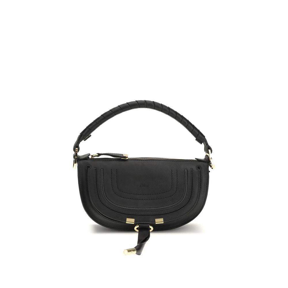 Chloé Schwarze Kalbsleder Bos Taurus Schultertasche by Chloé