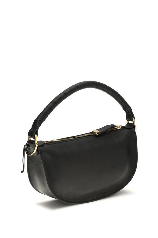 Chloé Schwarze Kalbsleder Bos Taurus Schultertasche by Chloé
