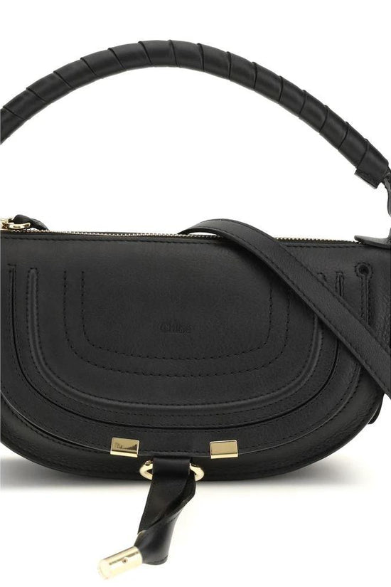 Chloé Schwarze Kalbsleder Bos Taurus Schultertasche by Chloé