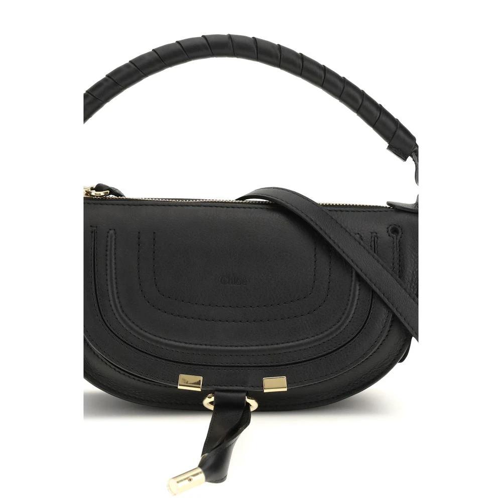 Chloé Schwarze Kalbsleder Bos Taurus Schultertasche by Chloé