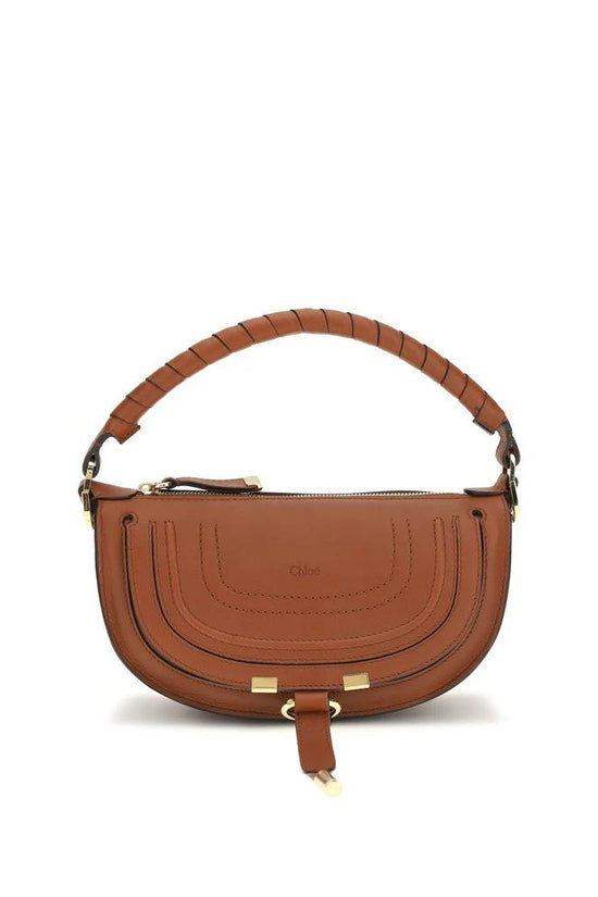 Chloé Braune Kalbsleder Bos Taurus Schultertasche by Chloé