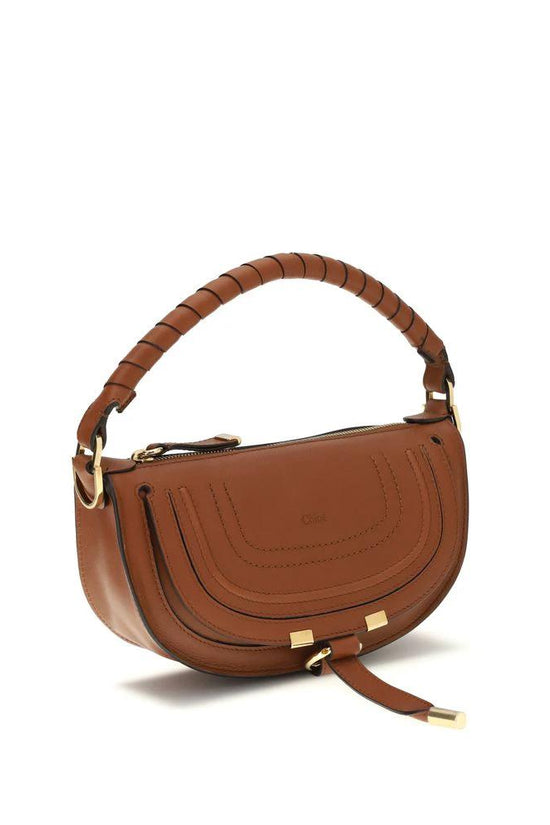 Chloé Braune Kalbsleder Bos Taurus Schultertasche by Chloé