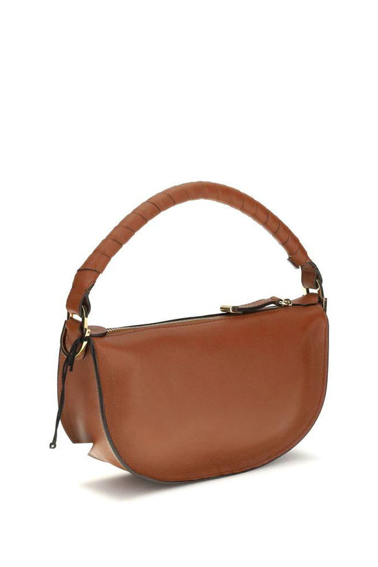 Chloé Braune Kalbsleder Bos Taurus Schultertasche by Chloé