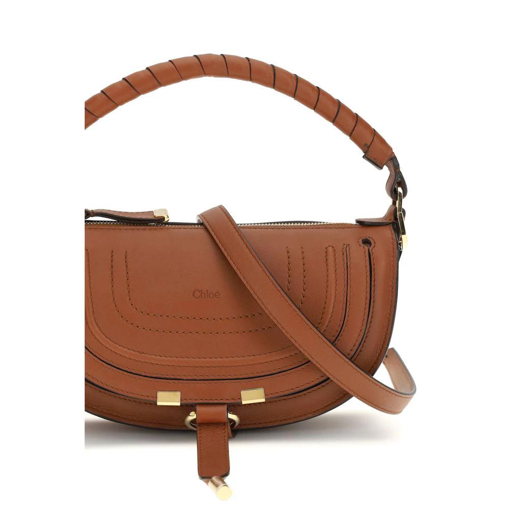Chloé Braune Kalbsleder Bos Taurus Schultertasche by Chloé