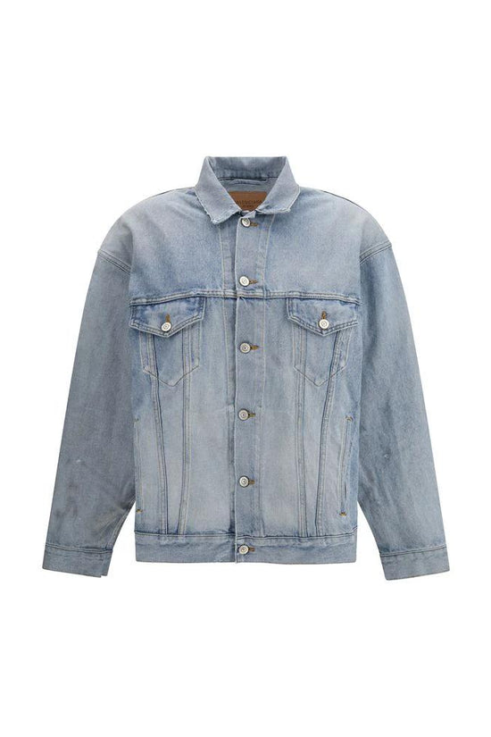 Balenciaga Blaue Jeansjacke aus Baumwolle by Balenciaga