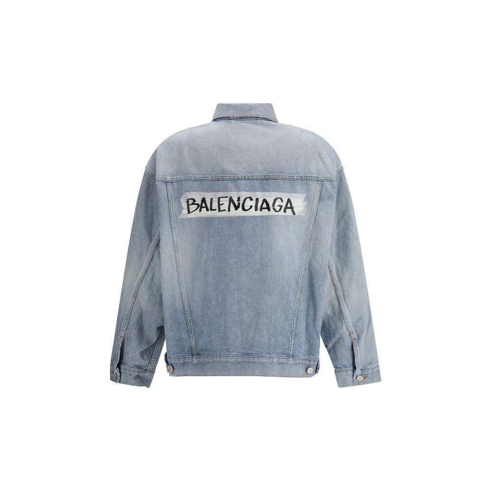 Balenciaga Blaue Jeansjacke aus Baumwolle by Balenciaga