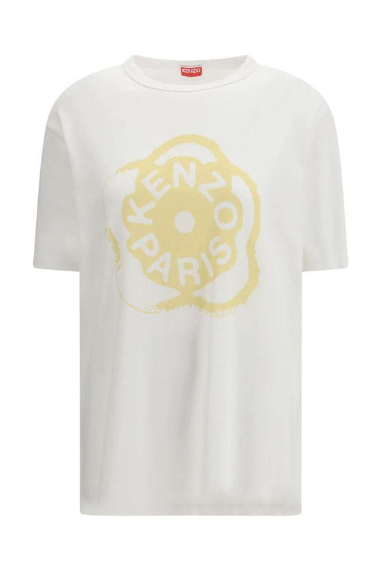Kenzo Weißes Baumwoll-T-Shirt by Kenzo