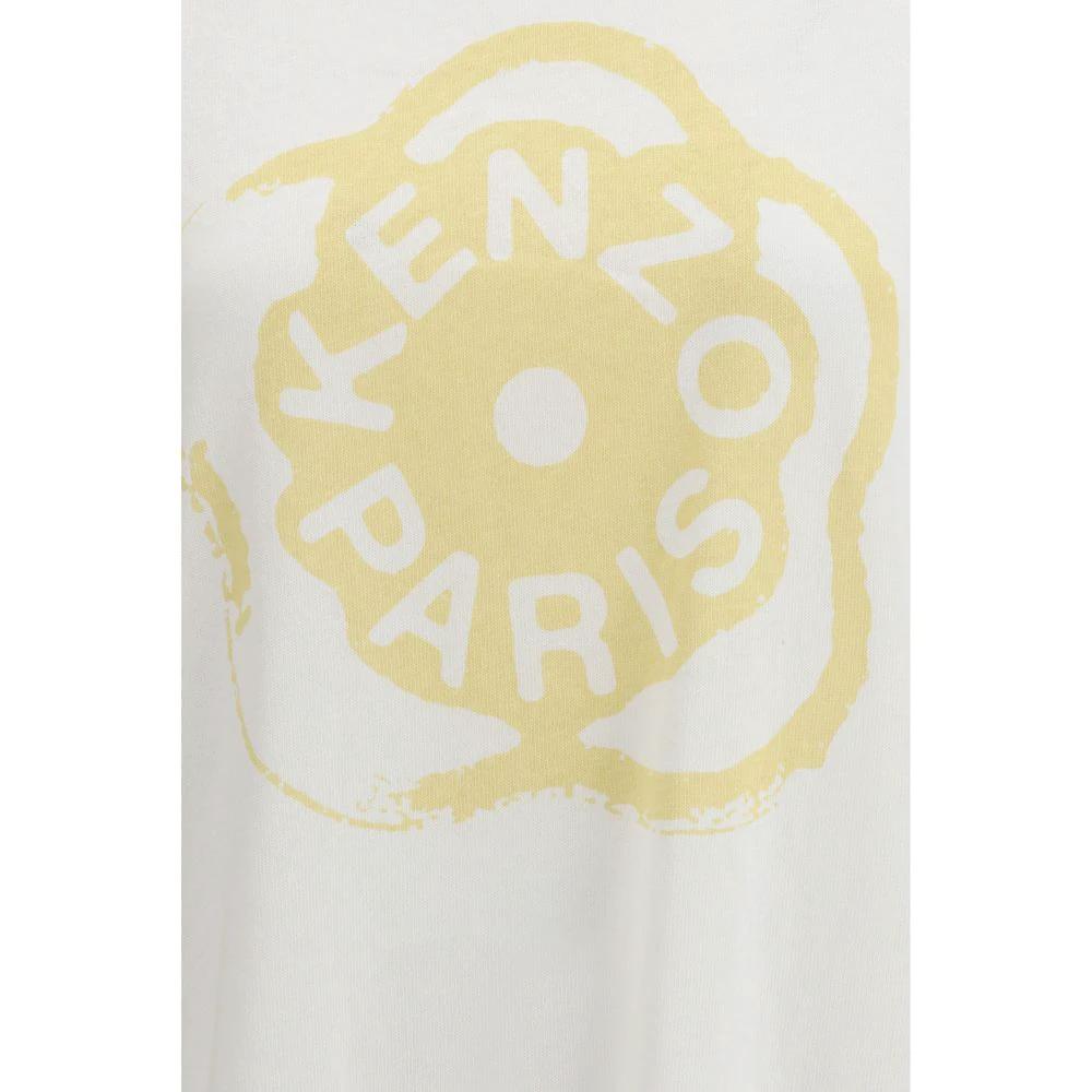 Kenzo Weißes Baumwoll-T-Shirt by Kenzo